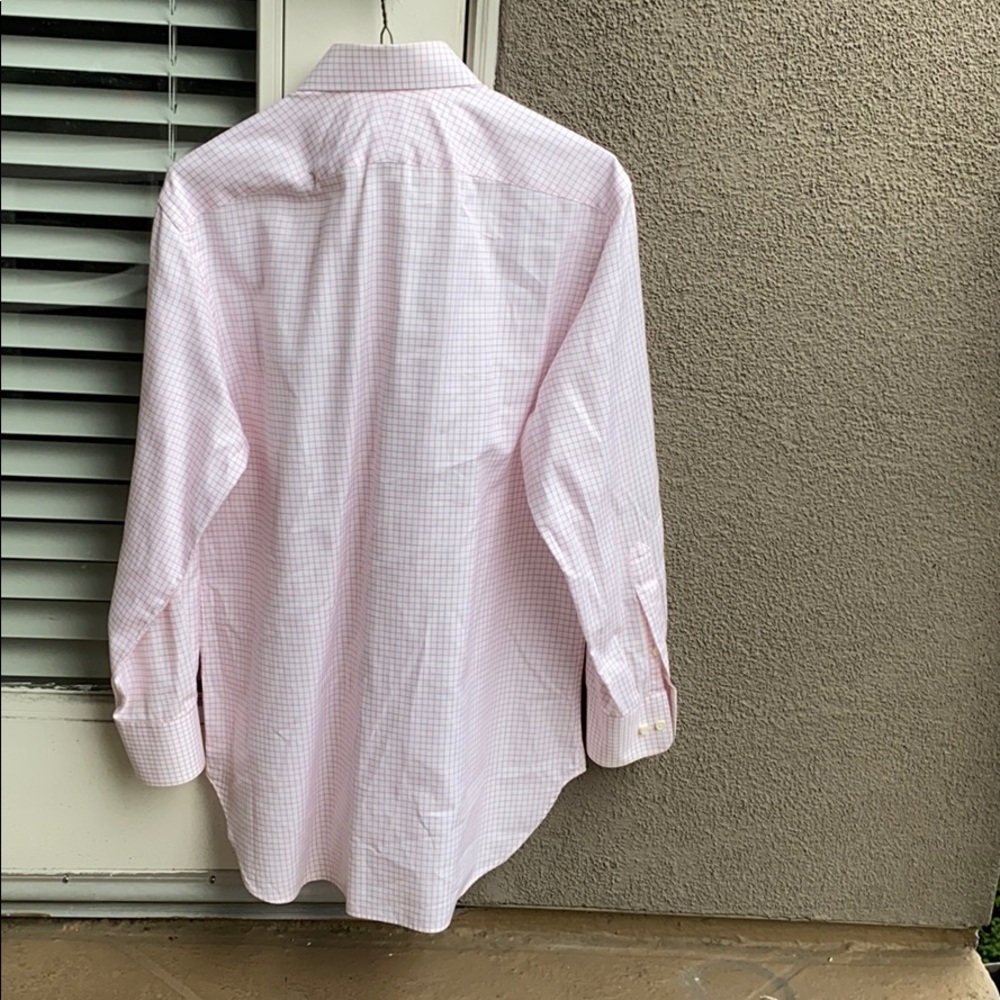 MENS IKE BEHAR NEW YORK NEIMAN MARCUS DRESS SHIRT MADE IN CANADA🍁🇨🇦👔🤍❤️💔❤️❣️❤️‍🩹 - Picture 2 of 4